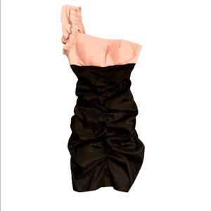 Hailey Logan by Adrianna Papell one shoulder dress size small